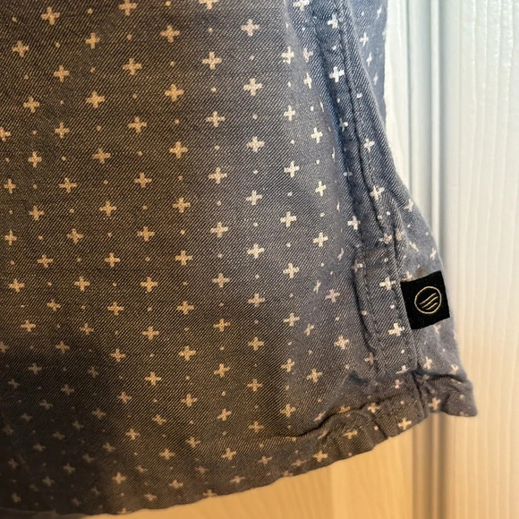 United By Blue men’s blue short sleeve button down shirt size large - Picture 5 of 9